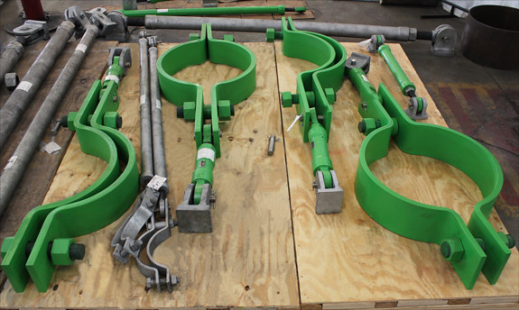 Custom Sway Strut and Pipe Clamp Assemblies for an LNG Plant in Australia