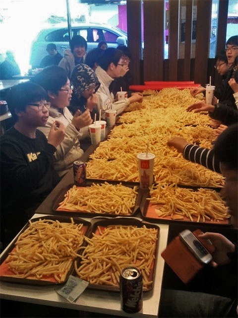 all you can eat fries