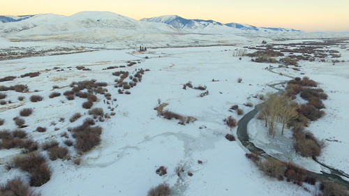 ranch houses homes sunset usa art nature unmodified flooding unitedstates cattle cows artistic idaho northamerica rockymountains winding coldweather snowcovered freshsnow unedited drone clearskies highway28 nofilters ranchland noadjustments dji moosecountry straightoffthecamera quadcopter lemhicounty freezingriver lemhiriver peachcoloredsky phantom3professional lemhirivervalley lemhitown redwillowbushes