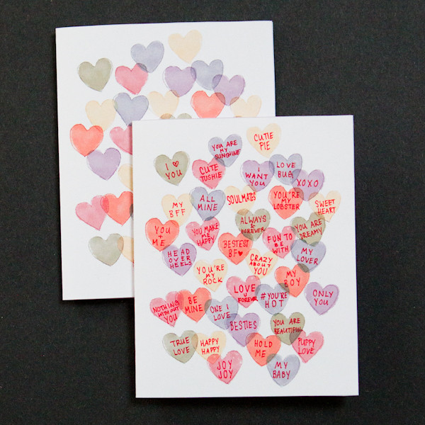 Sweetheart Candy Valentine Card