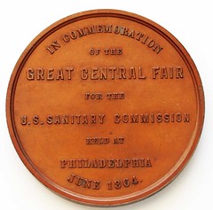 Great Central Fair medal reverse