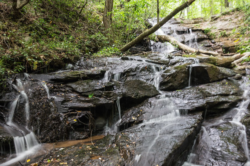 Todd Creek tributary waterfall - 2