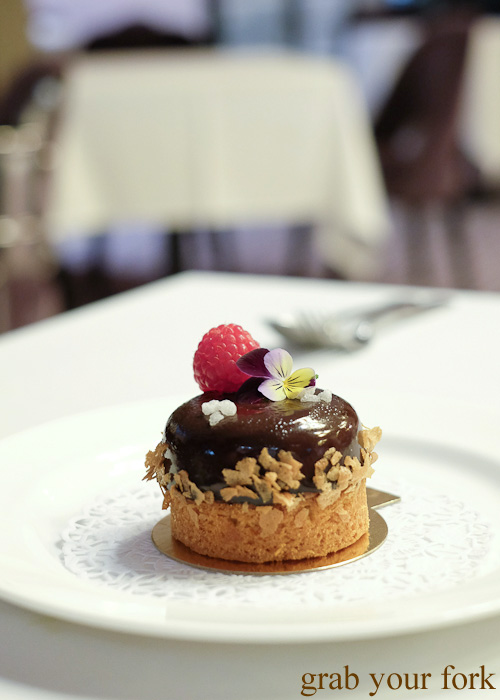 Breton dessert at the Mayfair Hotel Mayflower Restaurant, Adelaide