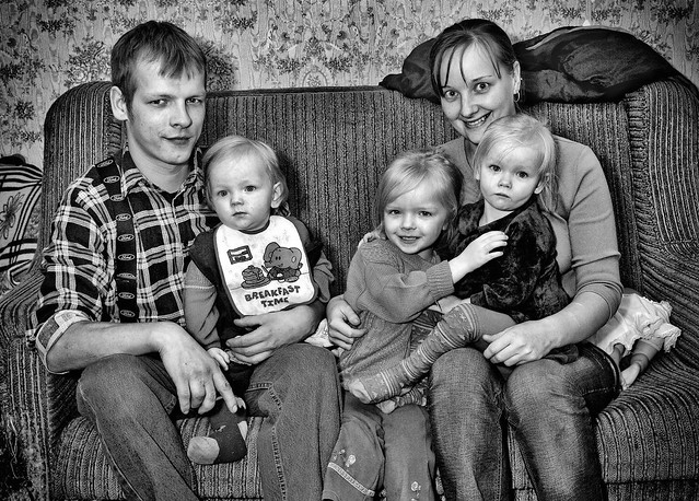 Latvian family