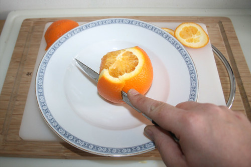 18 - Orange schälen / peel orange