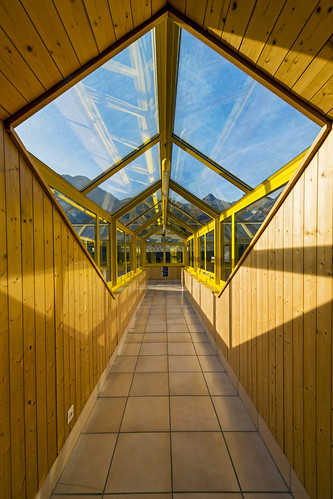 wood sky mountains alps glass architecture way switzerland nikon corridor wideangle hallway wallis chalets d4 ovronnaz