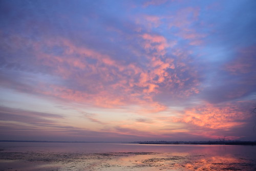 blue sunset red sea sky orange colors beauty clouds digital sunrise river nikon heaven tides maio2016