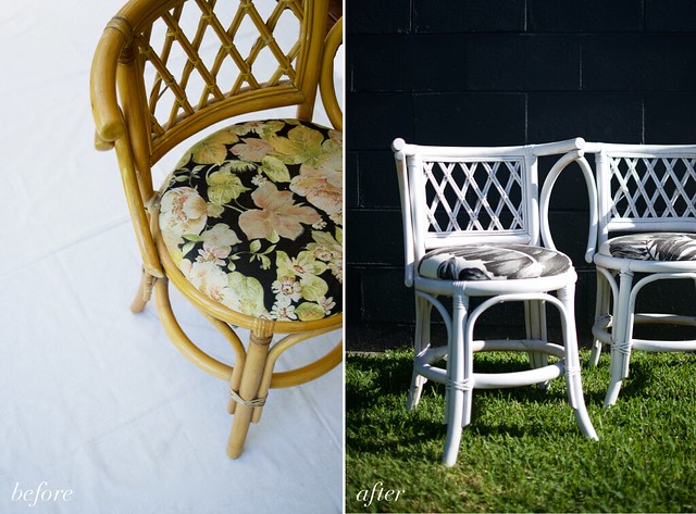Cane Chair Makeover