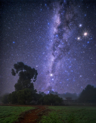 longexposure stars landscape nightshot australia astrophotography nightsky westernaustralia milkyway mikyway nikond810 zeissdistagon1528 balingupheights balingupheightshilltopforestcottages ‎balingup