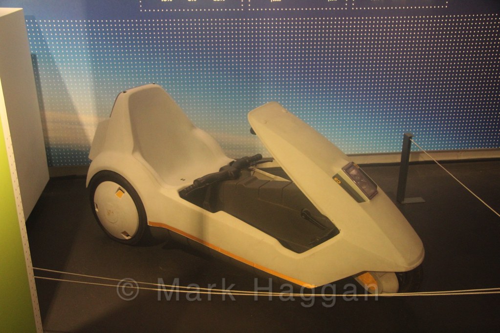 A Sinclair C5 at Coventry Transport Museum