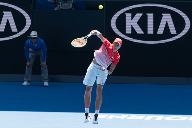 Andrey Kuznetsov at the Australian Open 2016