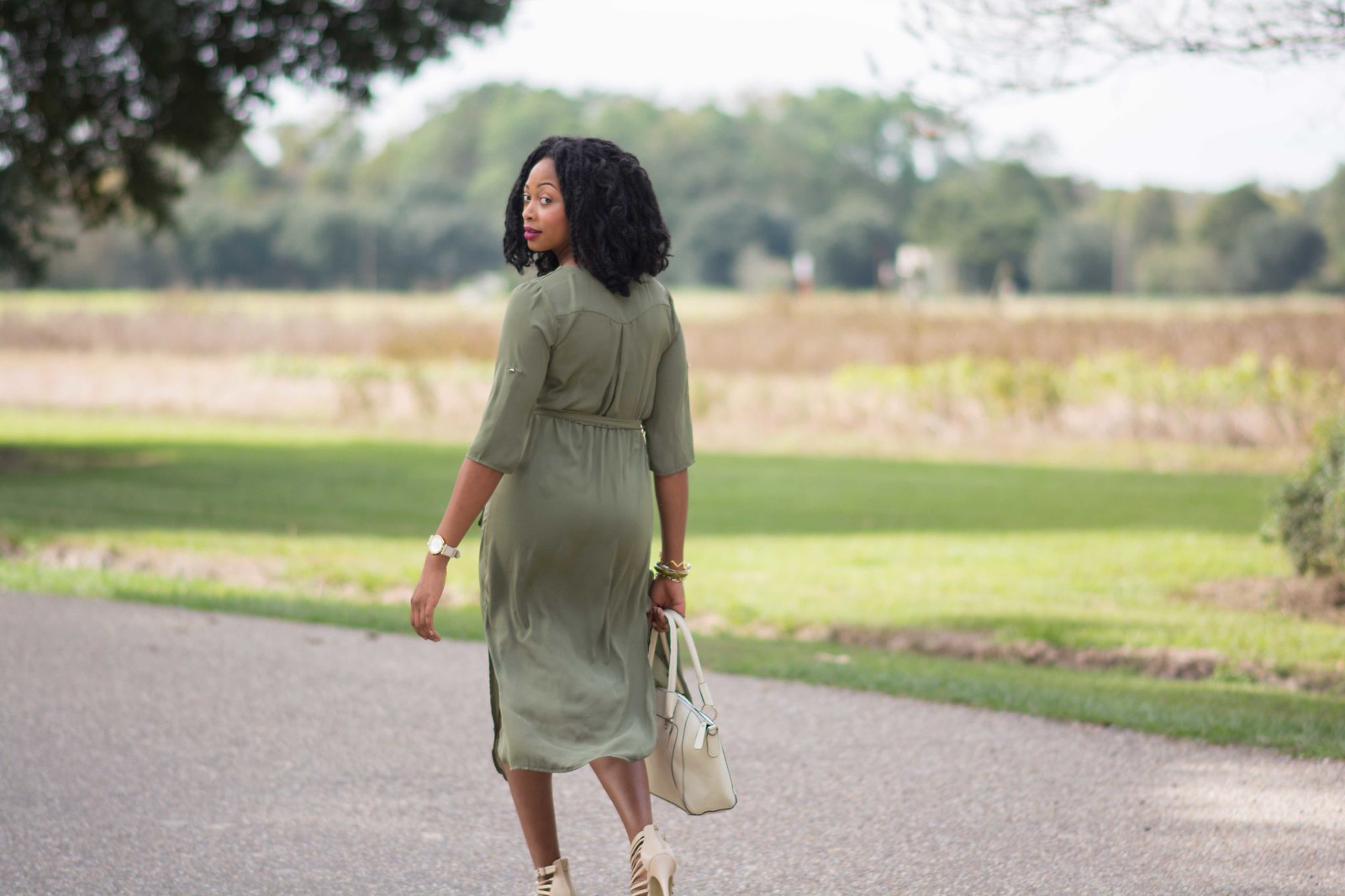 how to style a wrap dress