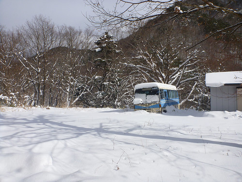 winter snow cars abandoned car outdoor 日本 rustycars 栃木県 日光市