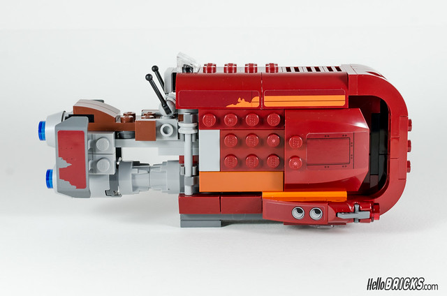 REVIEW LEGO Star Wars 75099 Rey's Speeder 18 - HelloBricks