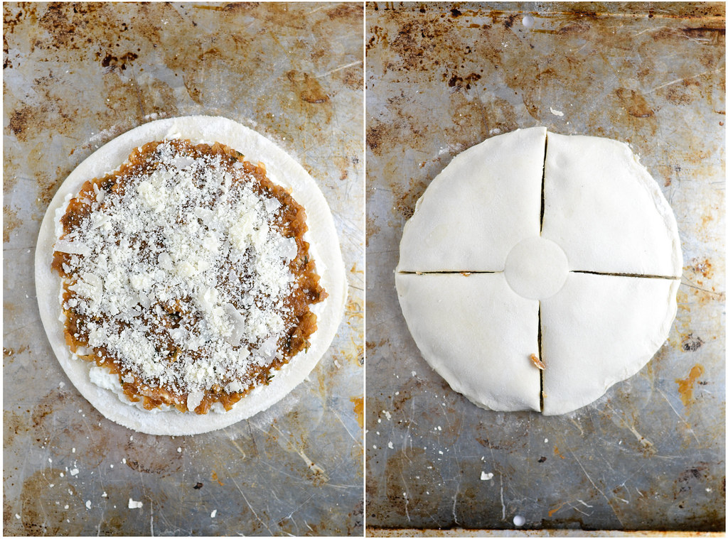 Caramelized Onion and Ricotta Tarte Soleil | Things I Made Today