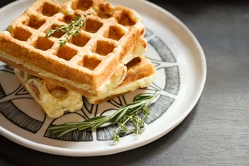 Herbed Ricotta Waffles