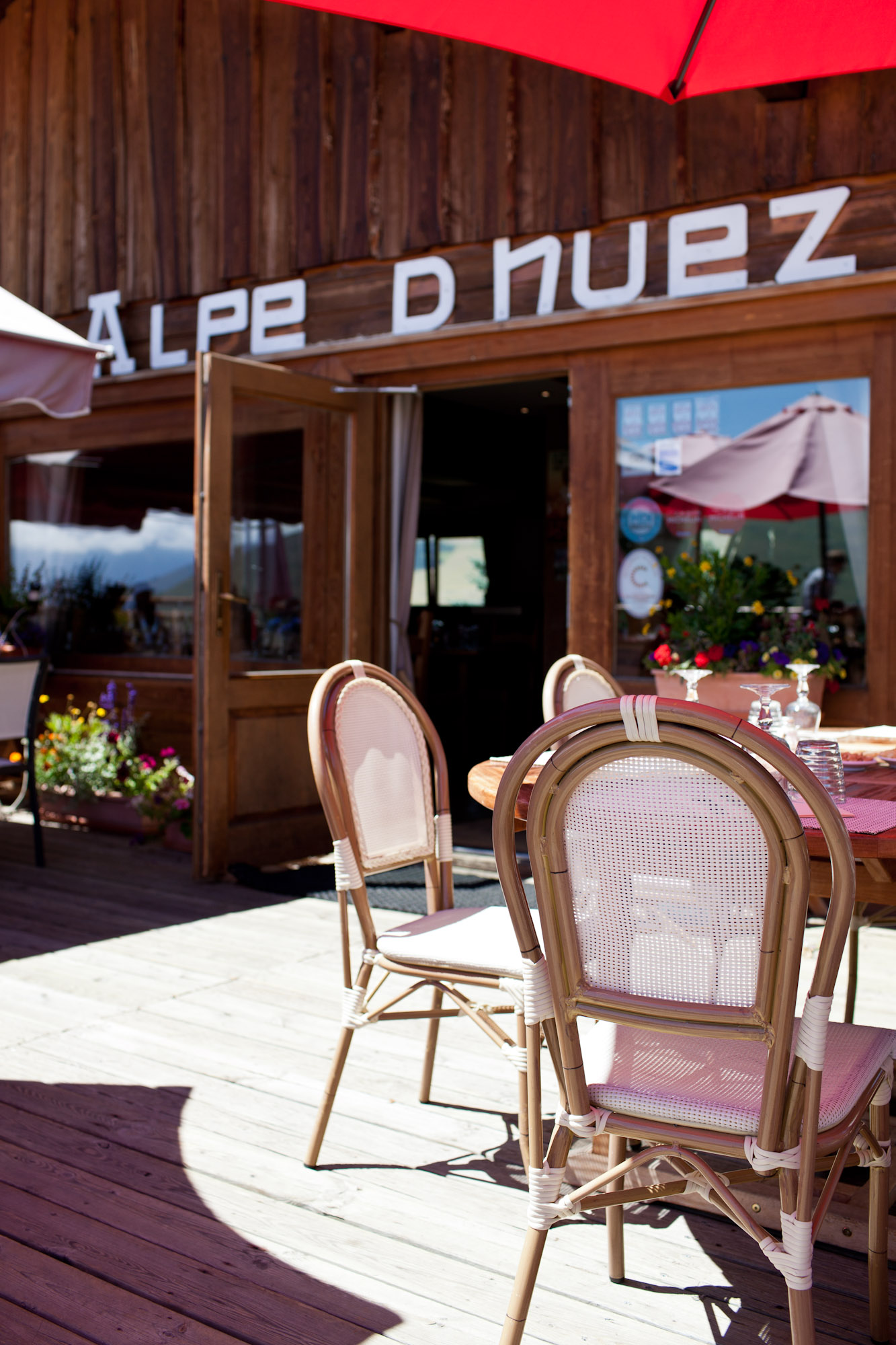 l'Altiport à l'Alpe-d'Huez