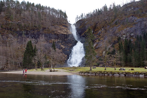 nature norway waterfall foss sunnfjord jølster huldrefossen moøyra