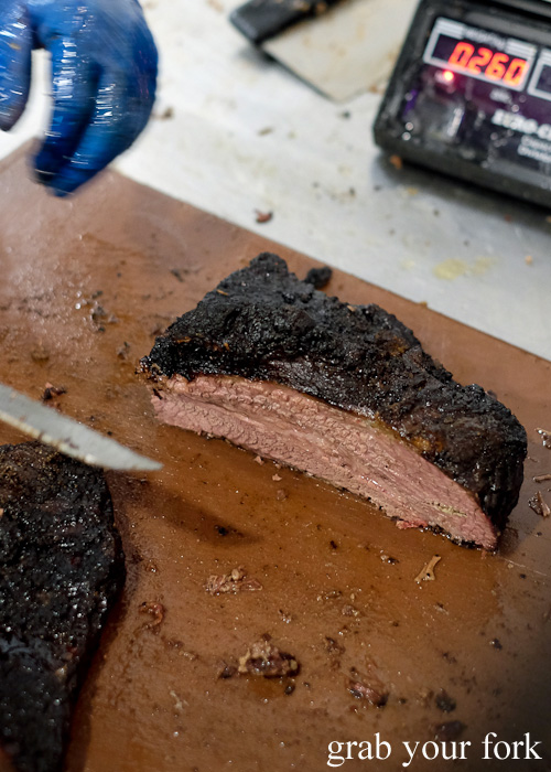 Barbecue brisket at Bovine & Swine, Enmore Sydney food blog review