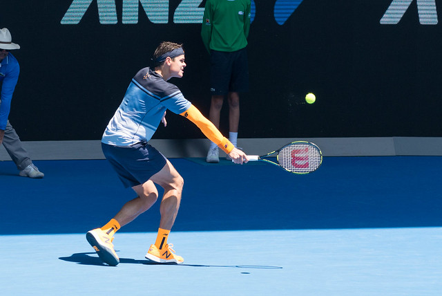 Milos Raonic at the Australian Open 2016