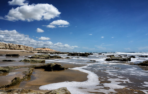 ocean sky cliff beach water rock brasil landscape coast seaside sand wave shore foam littoral arimm