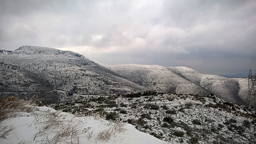 white mountain snow greece snowscape attica penteli greekmountains mountscape