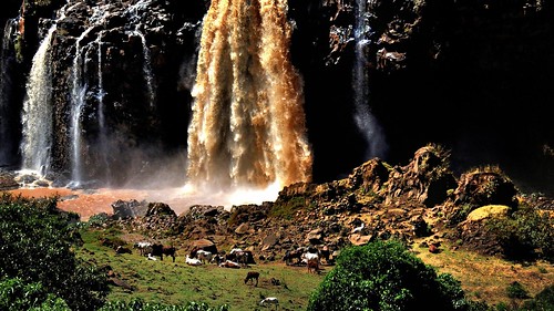 river highland whitenile bluenile bahardar laketana ethiopien
