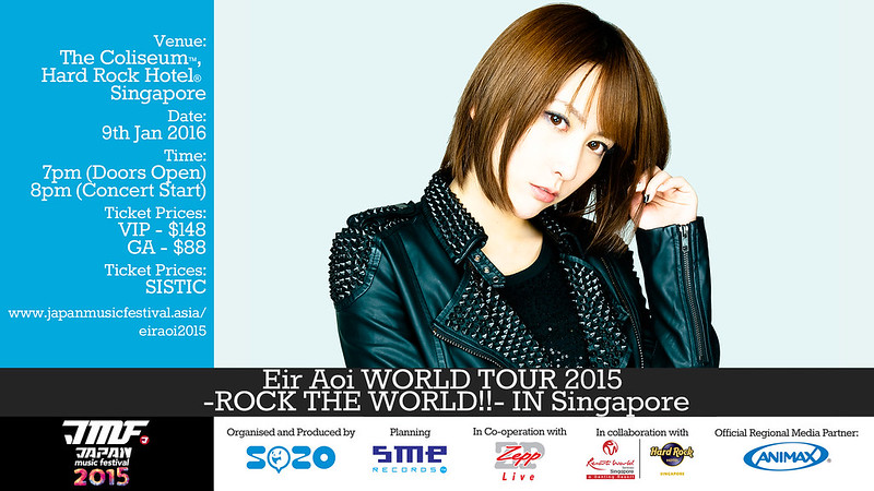 Eir Aoi World Tour 2016 ROCK THE WORLD! IN SINGAPORE