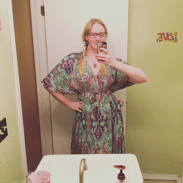 Caftan Number 2 purchased. My Year of the Caftan is off to a good start! Now I need to stop buying and start sewing them myself, sheesh.