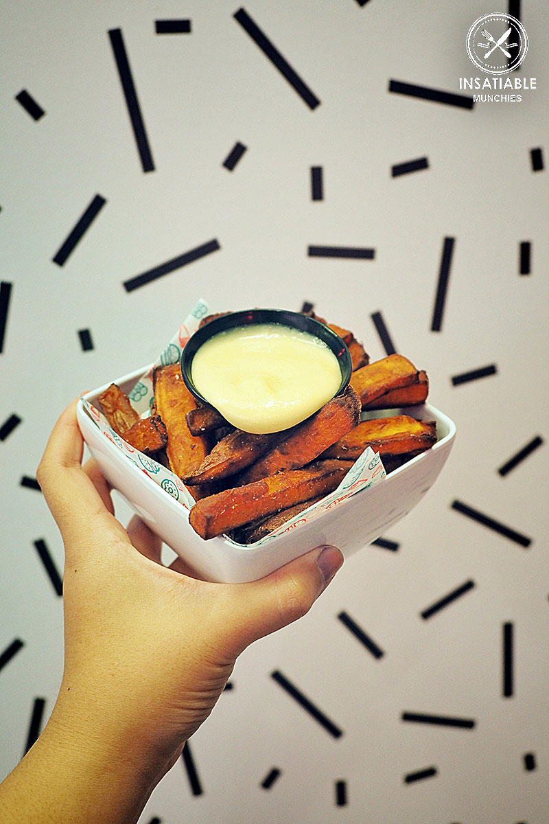 Sweet potato fries, $6: Hello Kitty Diner, Chatswood. Sydney Food Blog Review