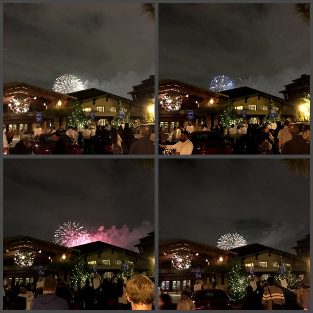 fireworks collage