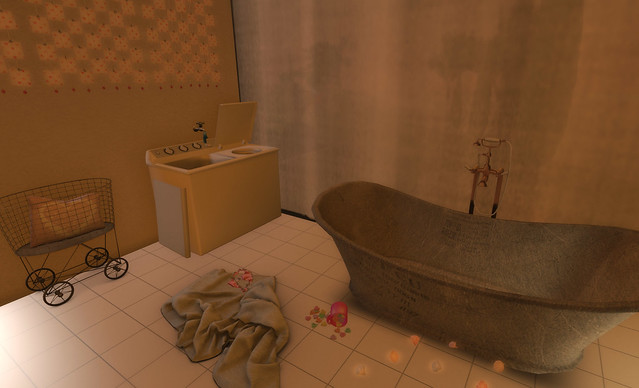 A Glimpse of my Bathroom & Laundry at my Linden Home <3