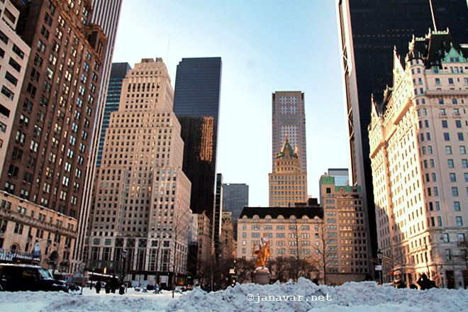 Travel: New York City in snow