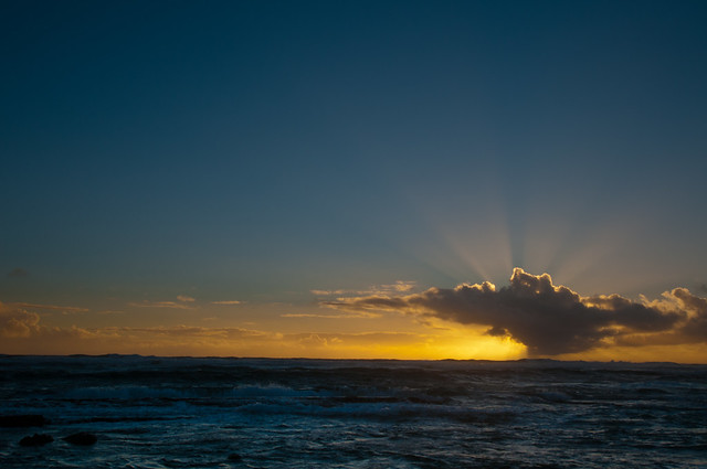 Sunrise at Nukolii Beach