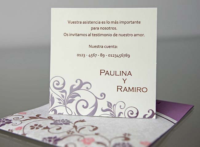 invitación de boda baratas en asturias, oviedo, Gijon, Aviles,