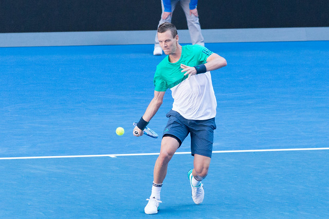 Tomas Berdych at the Australian Open 2016