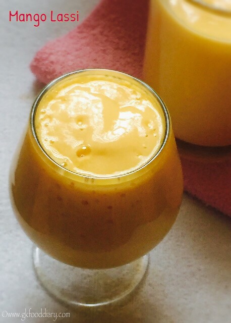 Mango lassi recipe for Babies, Toddlers and Kids3