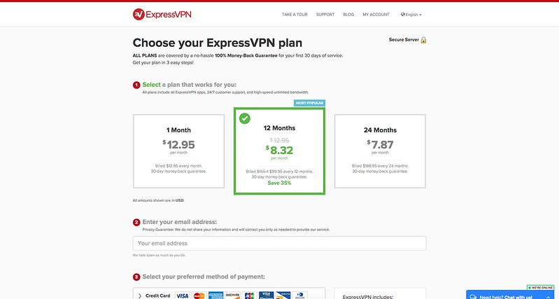 ExpressVPN - Prices