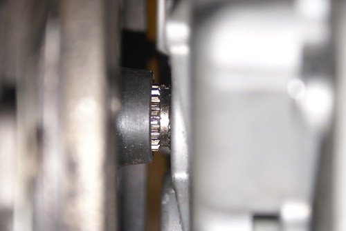 How far into clutch driven friction plate should gearbox splines on K100 go? 24495038326_e4ea9858dd