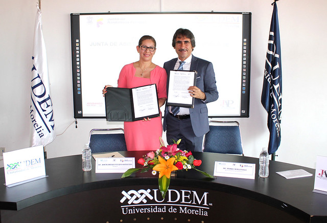 Udemorelia La Universidad de Morelia y la Junta de Asistencia Privada firmaron acuerdo interinstitucional