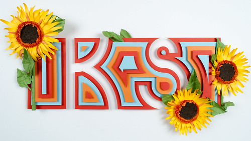 Paper State Flowers - Kansas Wild Sunflower
