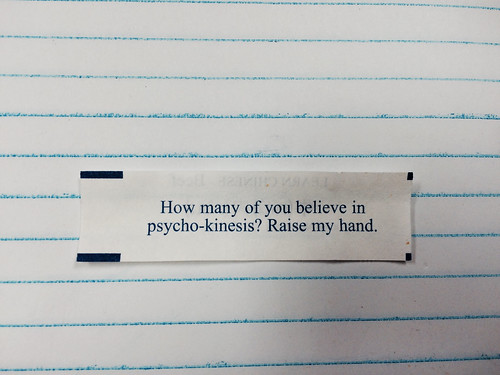 Psycho-Kinesis Fortune (March 15 2015)
