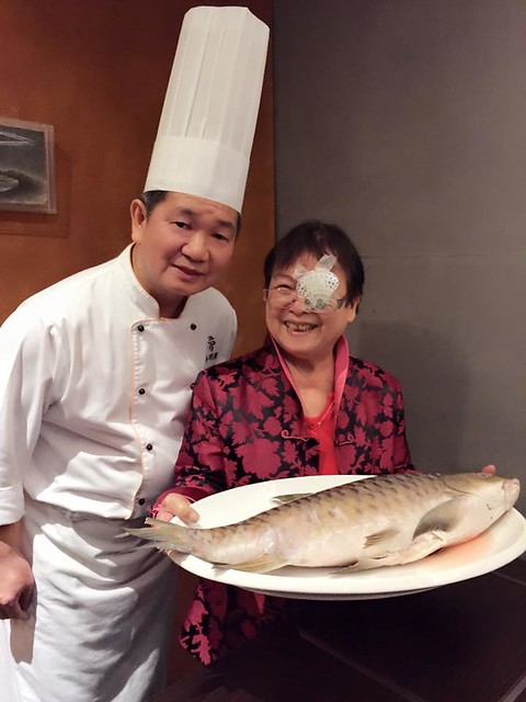 陳偉強在与玥樓粵菜點心餐廳。