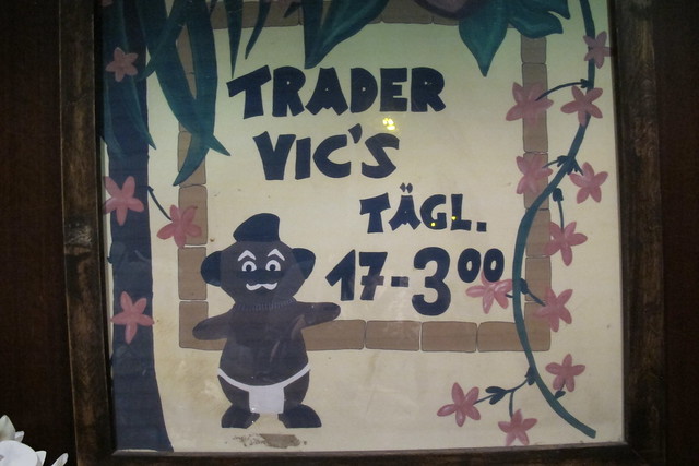 Trader Vic's sign