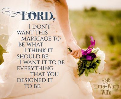 Marriage prayer