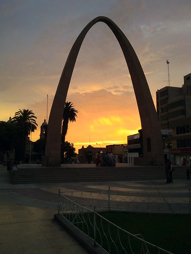 plaza sunset peru arco anochecer tacna arcoparabolico