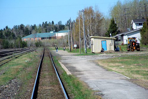 ontario tracks railroadtracks canadiannational acrosscanadabyrail aboardvia viastations