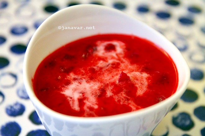 Recipe: Vegan beetroot soup
