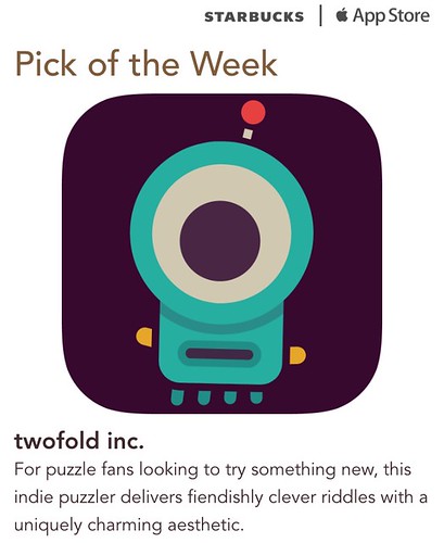 Starbucks iTunes Pick of the Week - twofold inc.
