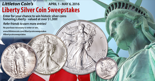 Littleton ad 2016-04-03 Coin Week Sweepstakes